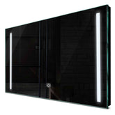 Specchio LED Rettangolare | Pulsante touch | Luce bianca fredda - Reyze Serie Salono Modello 5